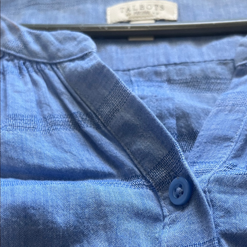 Talbots Blue Blouse